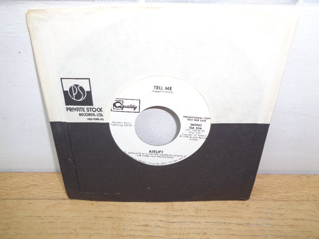 Airlift PROMO single "Tell Me" [USA-76], Gebruikt, Verzenden, Overige typen, 7 inch