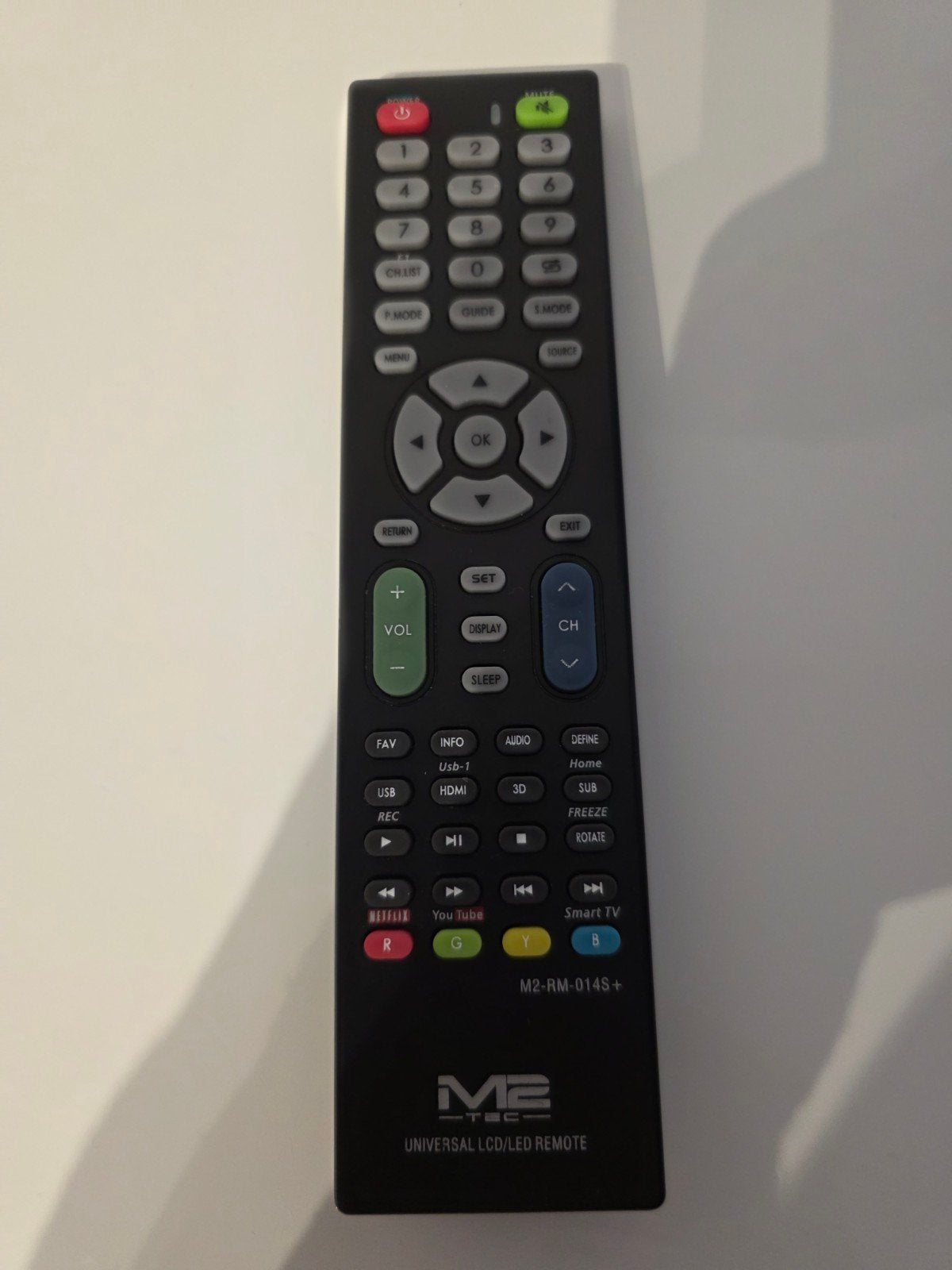 Télécommande universelle M2 Tec M2-RM-014S+ TV LCD LED, Audio, Tv en Foto, Afstandsbedieningen, Ophalen of Verzenden, Gebruikt
