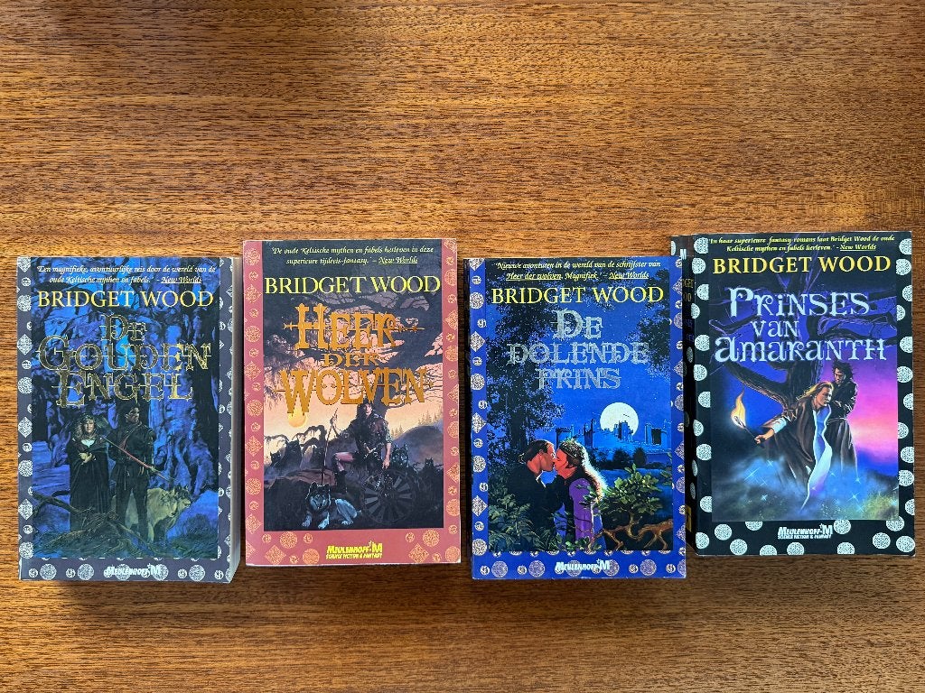 Bridget Wood · 4 fantasyboeken in 1 pakket, Boeken, Fantasy, Ophalen, Gelezen, Bridget Wood