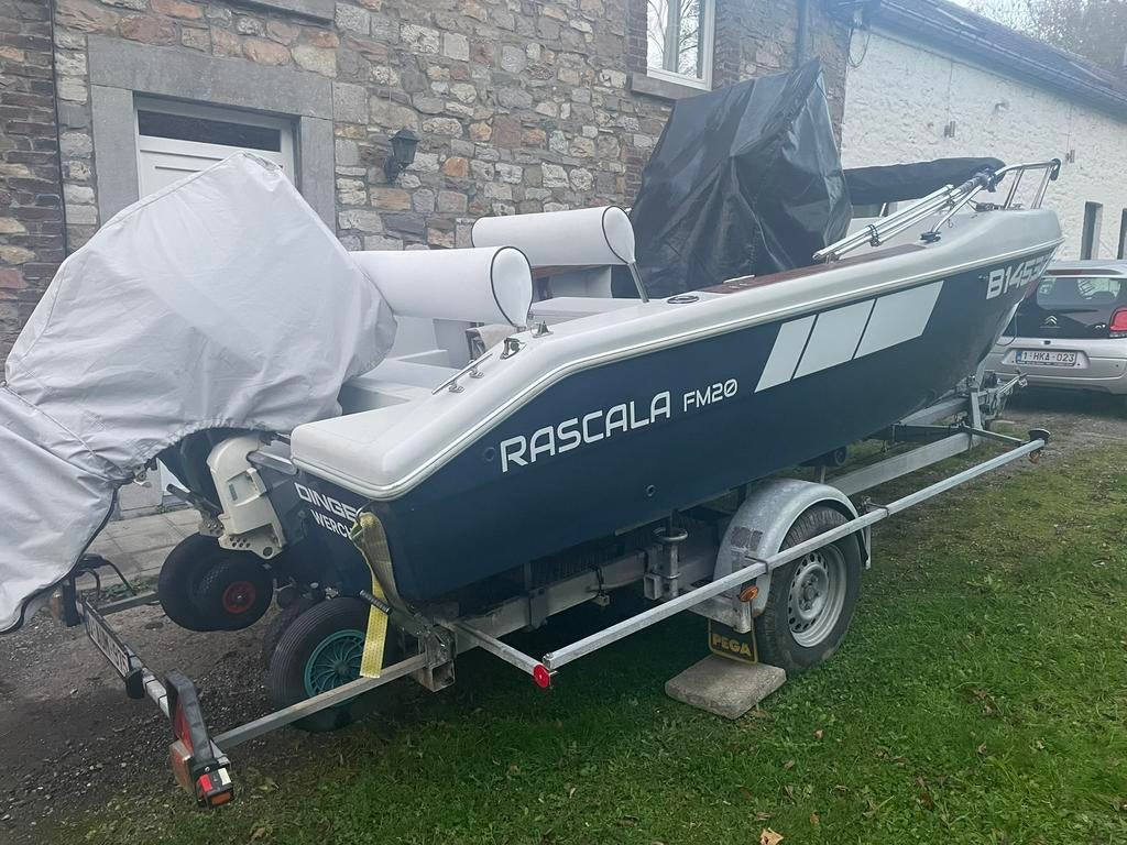 Rascala fm 20, Sports nautiques & Bateaux, Comme neuf, Enlèvement, Moteur hors-bord, Polyester