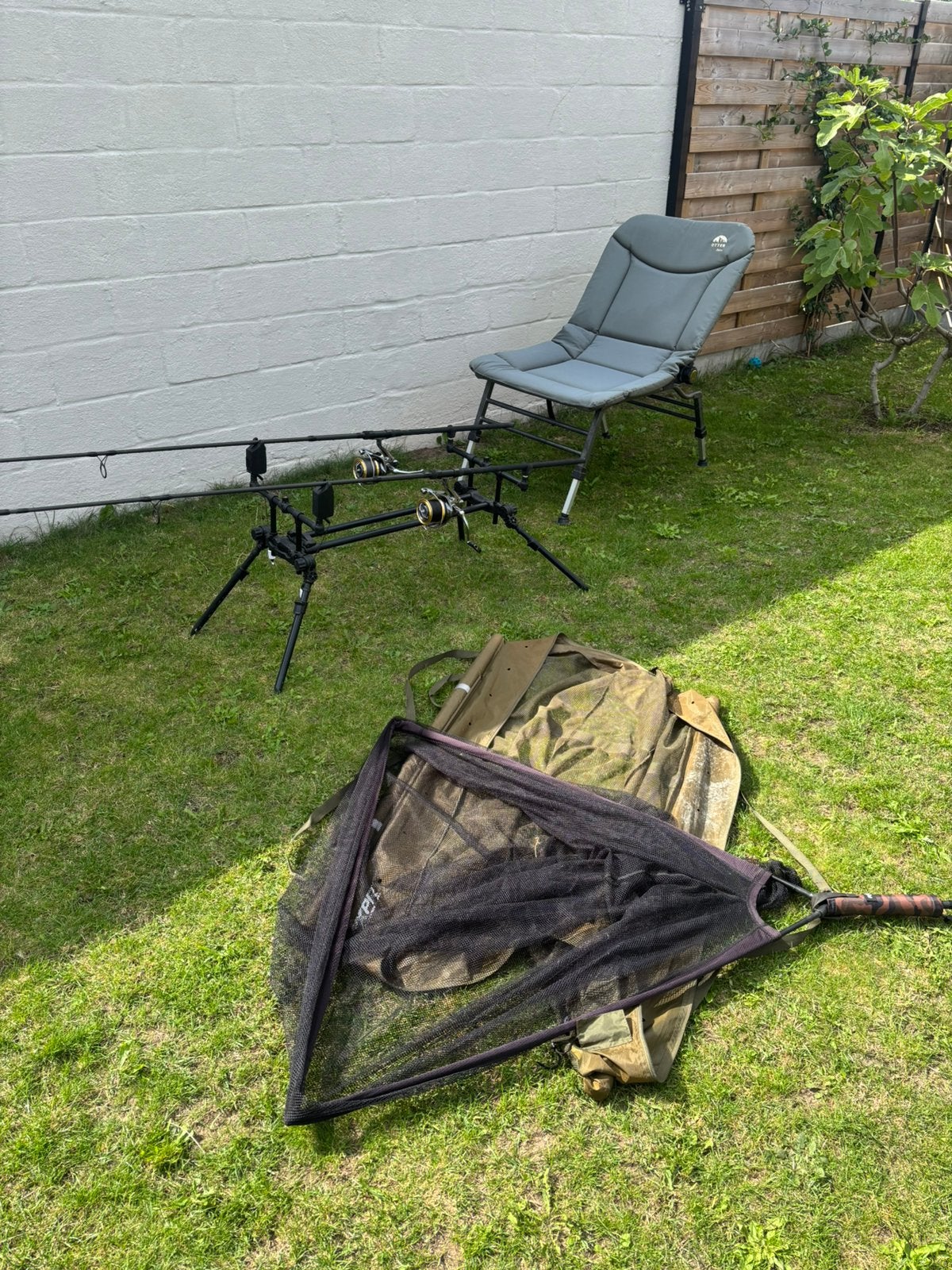 karperset 10ft A merken zoals delkim, shimano, jrc,…, Enlèvement, Comme neuf