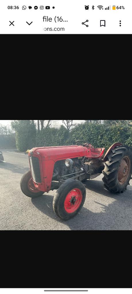 Tractor 35. Bouwjaar 1956, Enlèvement ou Envoi, Jusqu'à 80 ch, 5000 à 7500, Oldtimer/Ancêtre