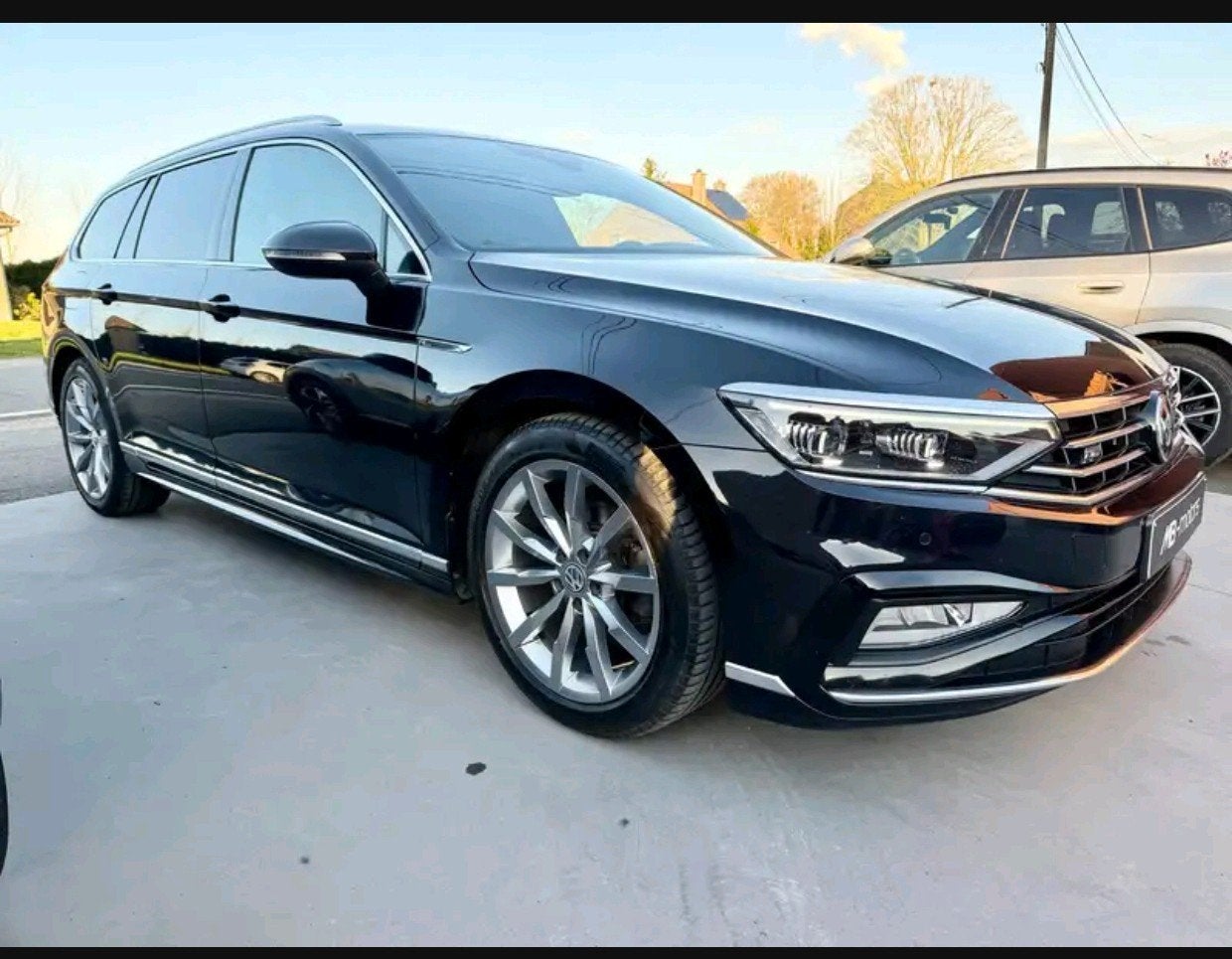 Volkswagen Passat R-line model 2020 Facelift, Auto's, 4 deurs, Euro 6, 4 cilinders, Zwart