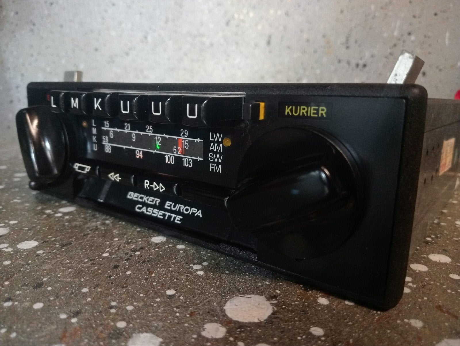 Top Becker 663 Radio Cassette Fm Porsche Mercedes, Ophalen of Verzenden