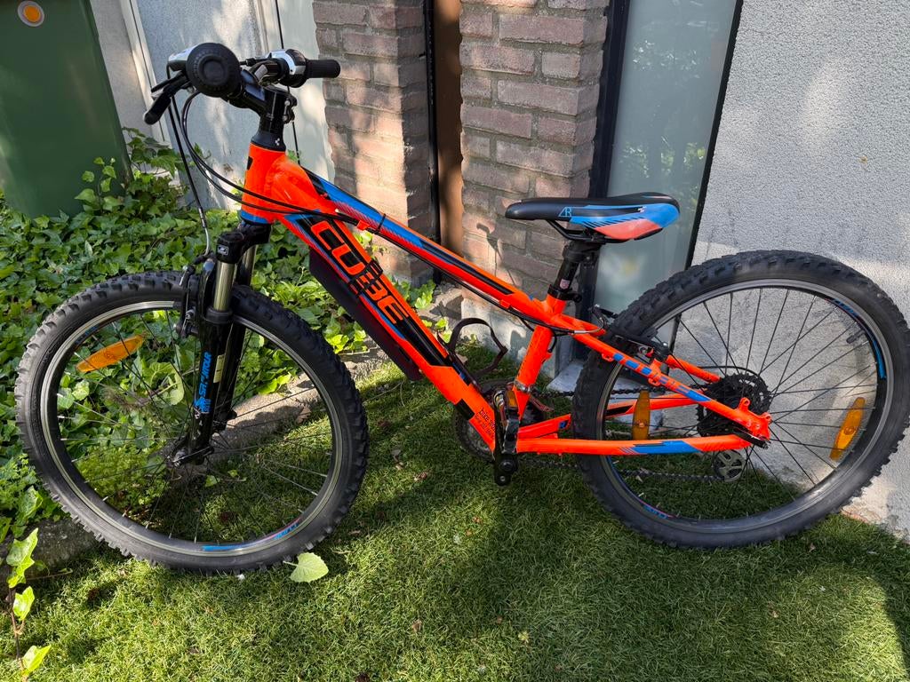 Fiets Cube 240 mountainbike 24 inch - 21 versnellingen, Vélos & Vélomoteurs, Enlèvement, Utilisé, Frein sur jante