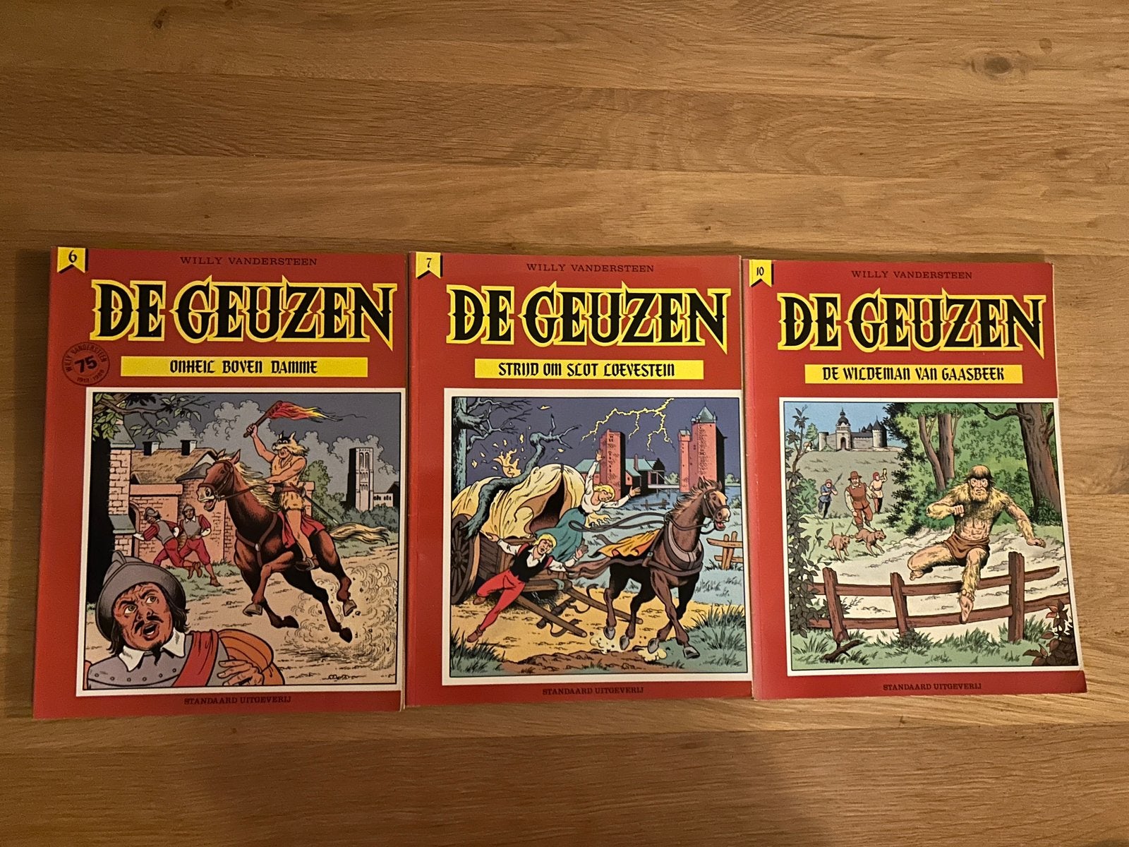 3 albums De Geuzen - zie omschrijving, Meerdere stripboeken, Ophalen of Verzenden, Gelezen