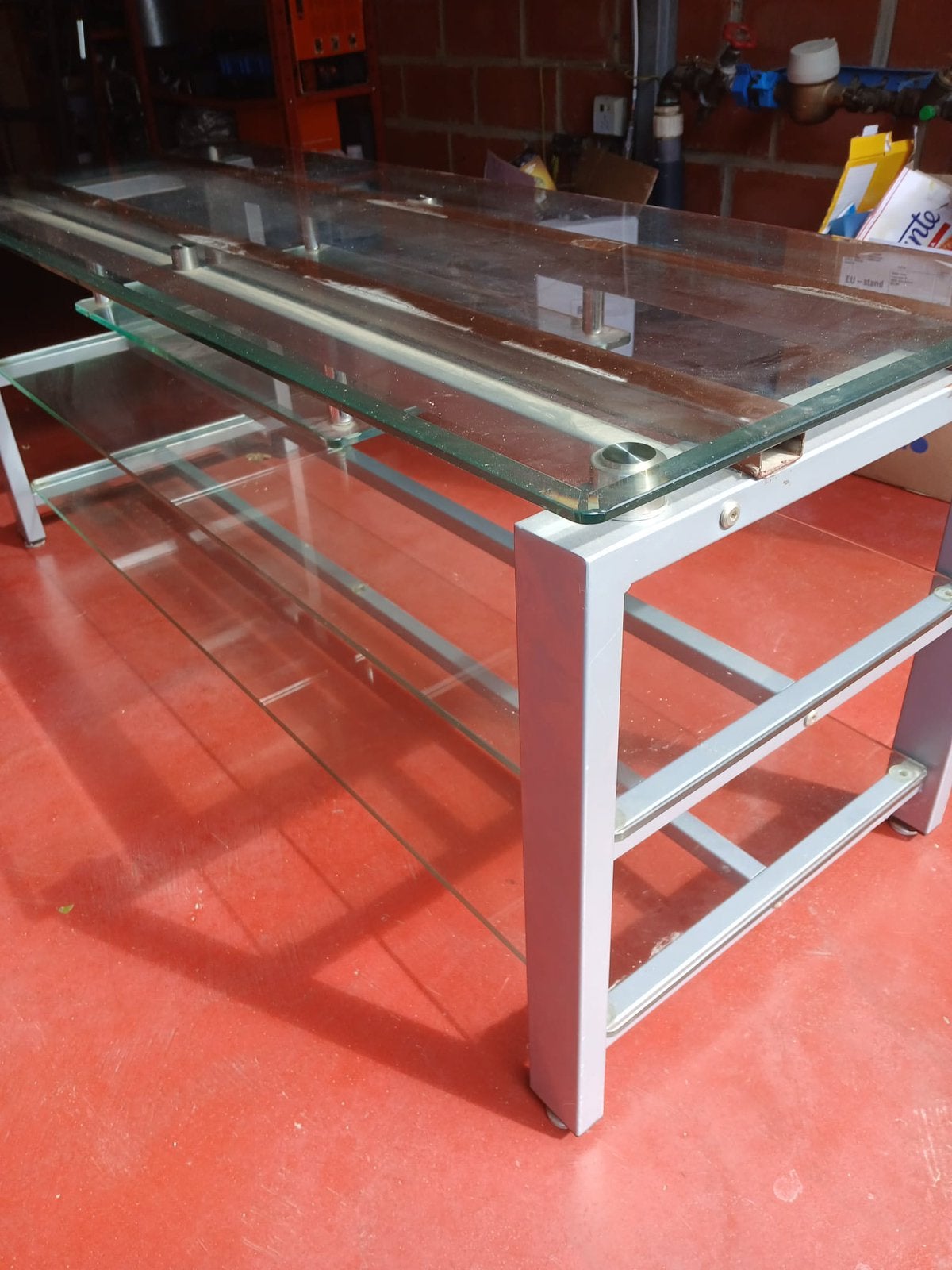 TV tafel, Ophalen, Zo goed als nieuw, Glas