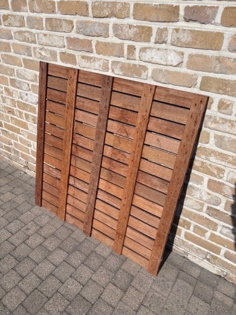 tuintegel in hardhout, Tuin en Terras, Palen, Balken en Planken, Ophalen, Overige typen, Nieuw, Hardhout