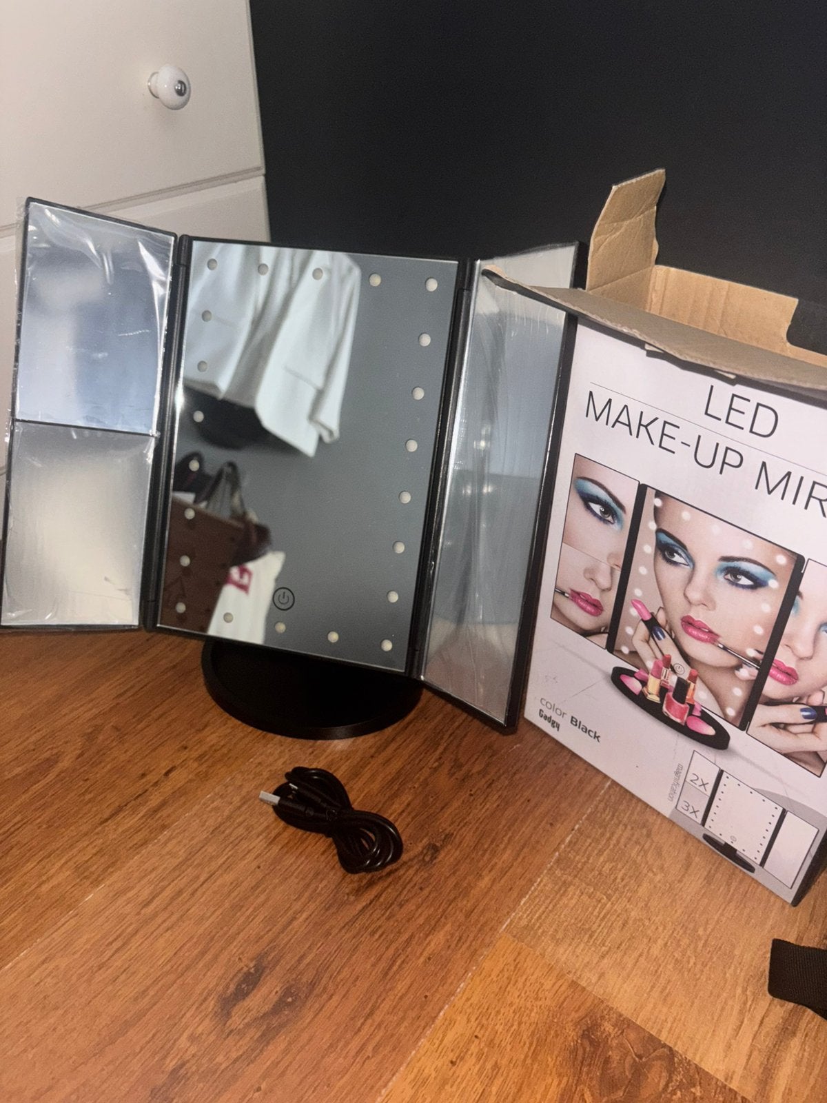 Led make-up mirror, Ophalen of Verzenden, Nieuw
