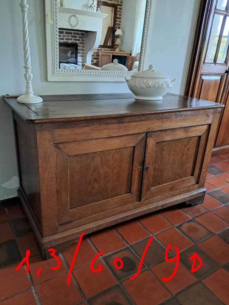 Meuble buffet en chêne avec tiroirs coulissants, Utilisé, Chêne, Ancien, Avec tiroir(s)