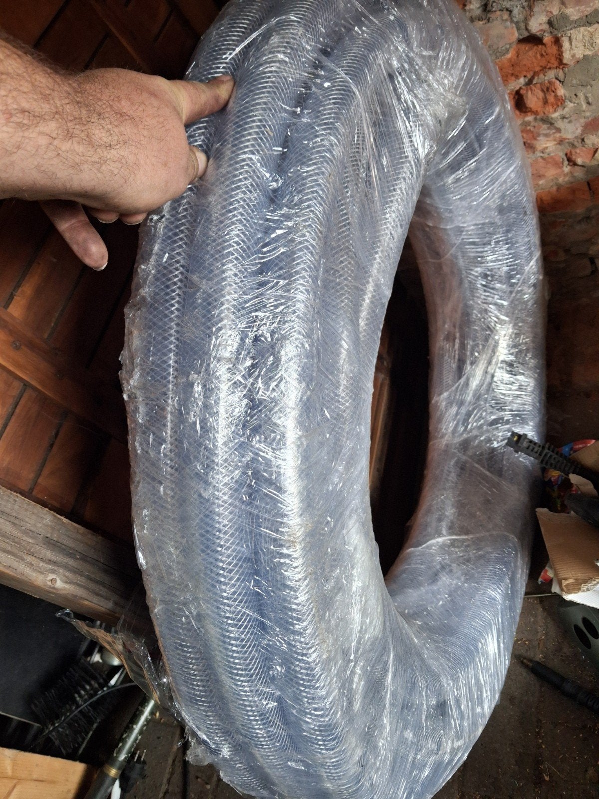 Pvc slang versterkt 38x48mm rol 25 meter nieuw, Ophalen, Nieuw, PVC