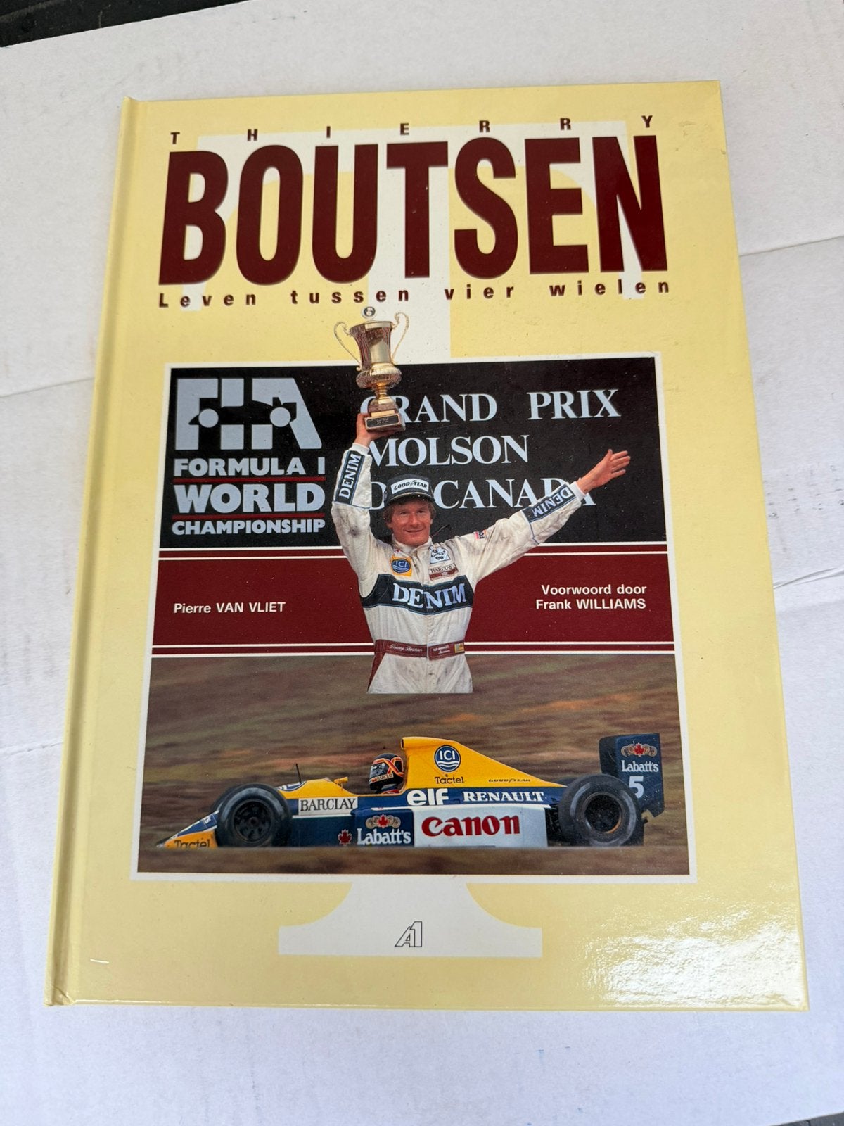 F1 boek Thierry Boutsen, Enlèvement ou Envoi, Neuf, Autres sports