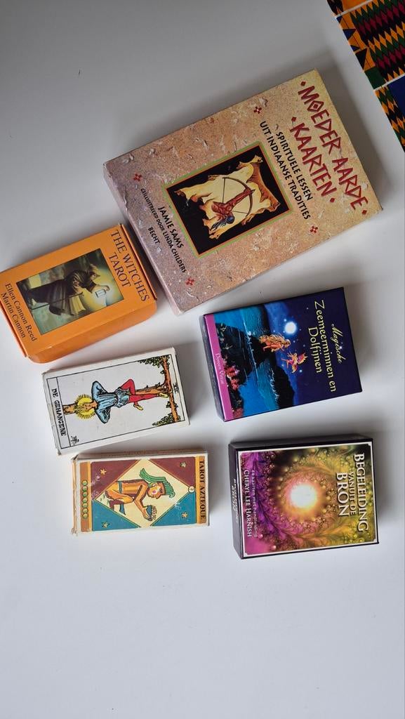 Tarot kaarten 6x, Boeken, Ophalen