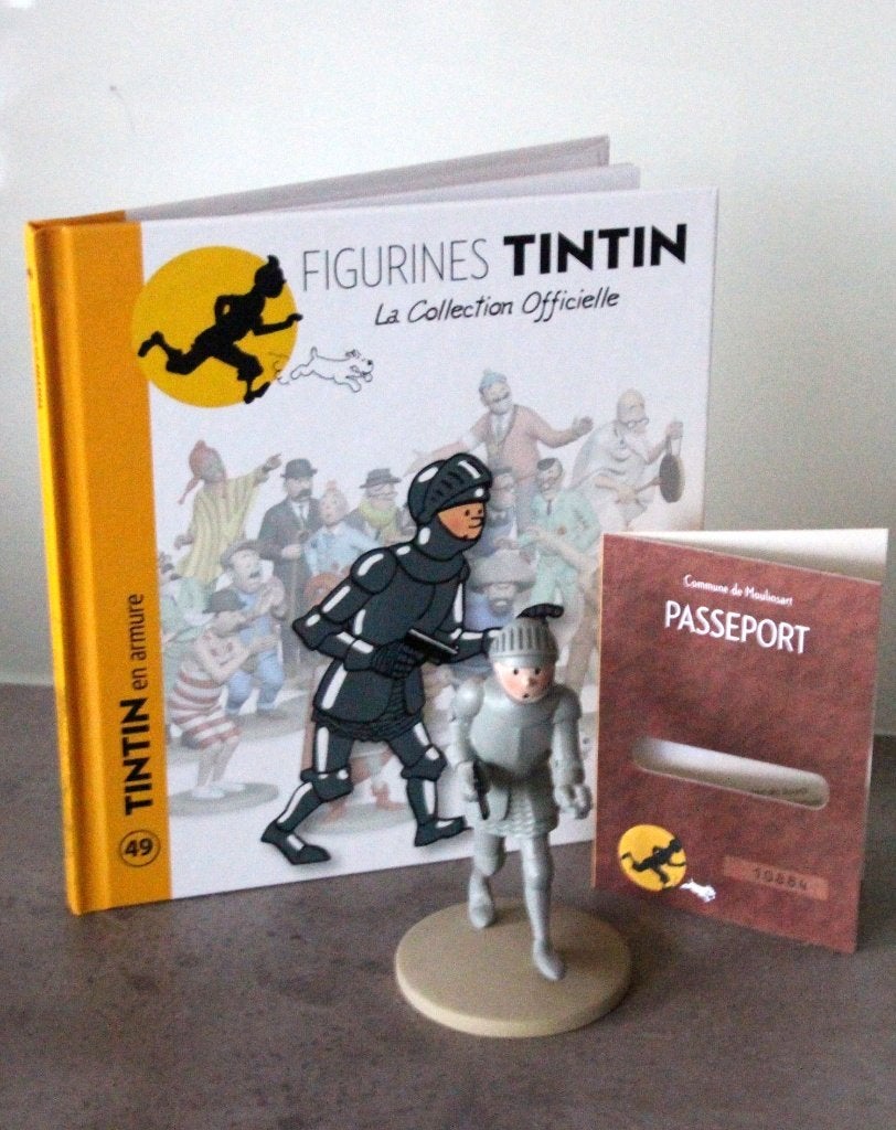 Moulinsart figurine n 49 Tintin Hergé armure harnas Kuifje, Envoi, Tintin, Comme neuf