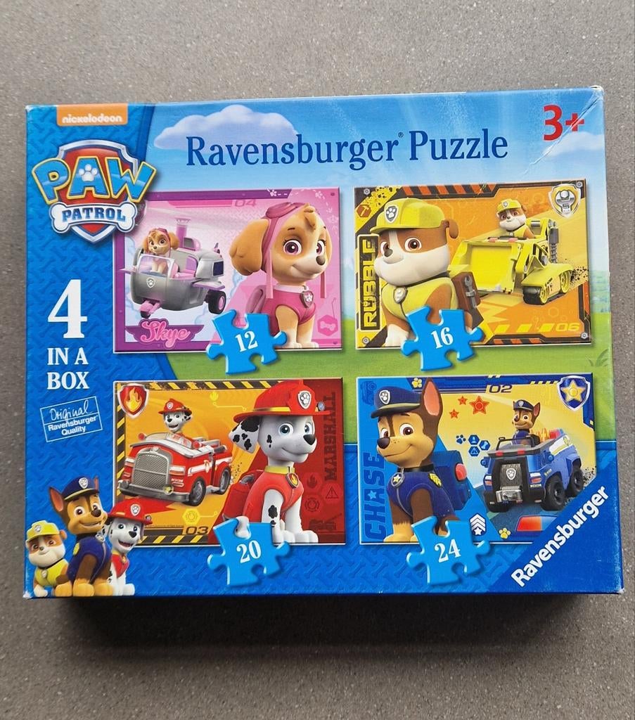 Puzzel Paw Patrol 4 in 1, Ophalen