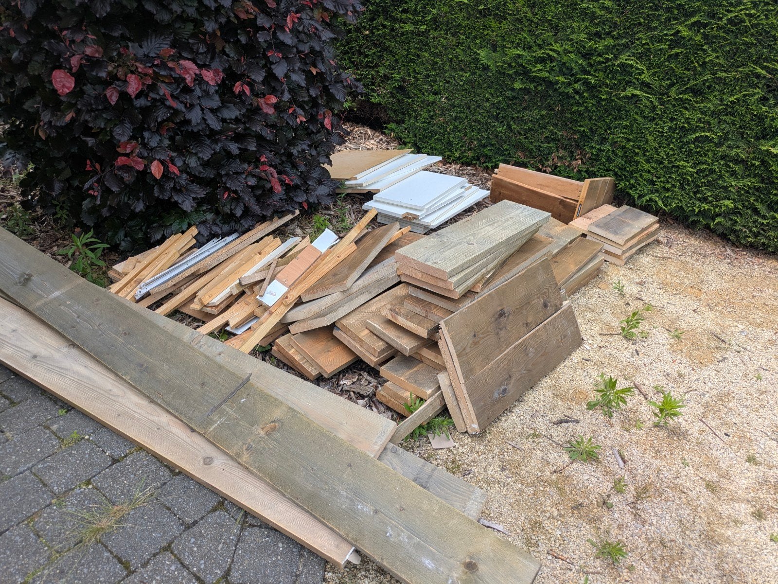 Hout, Ophalen