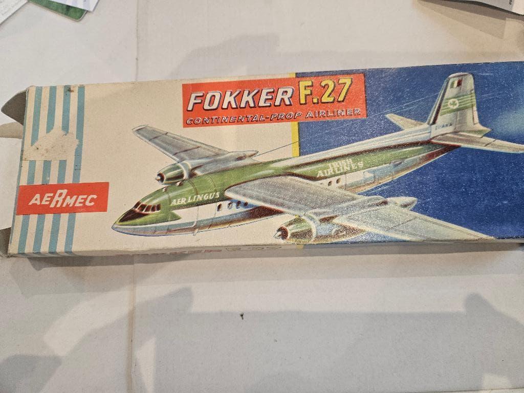 MAQUETTE  AERMEC  FOKKER  FRIENDSHIP F 27, Enlèvement
