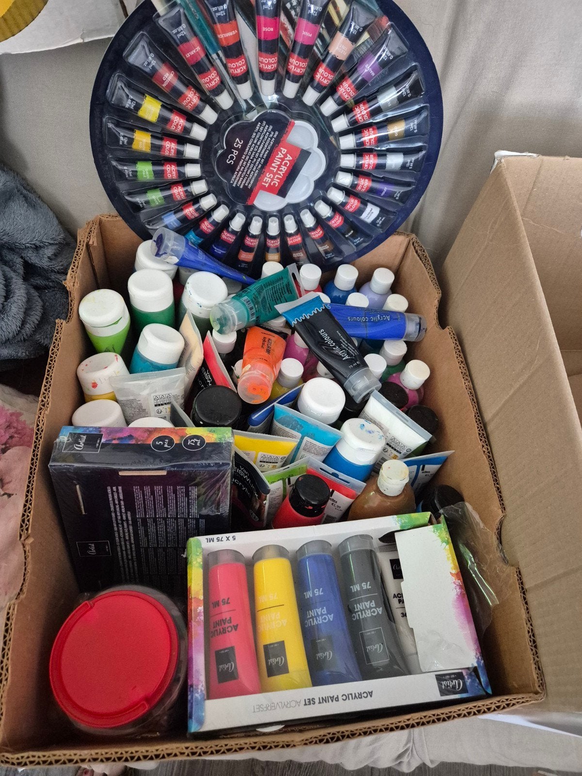 hobby schilder materiaal, Enlèvement