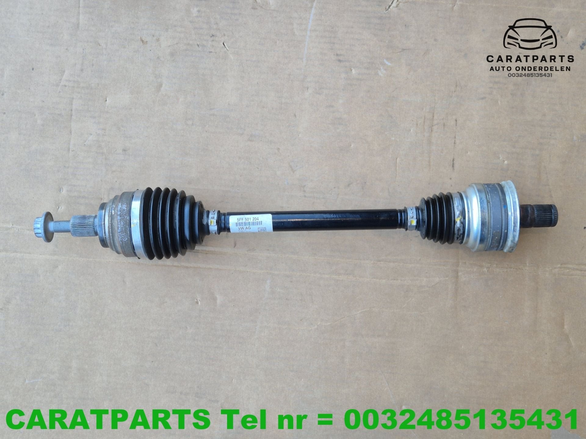 5FF501204 Cupra Formentor aandrijfas Formentor cardanas, Gebruikt, Autovia A-2, Km 585 585
08760  Martorell, ES, SEAT S.A., Customercare@seat.es
