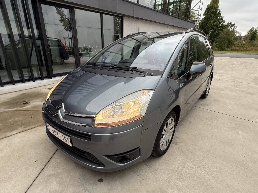 Citroën C4 Grand Picasso 2.0i Benzine AUTOMAAT – 7 Zitplaats, Autos, Argent ou Gris, Phares au xénon, 7 places, 5 portes