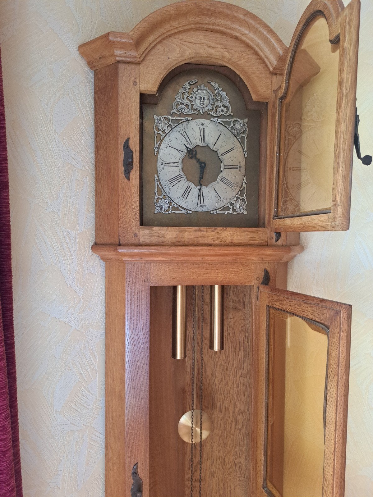 Horloge Comtoise 19 eme siecle en parfait état, Antiquités & Art