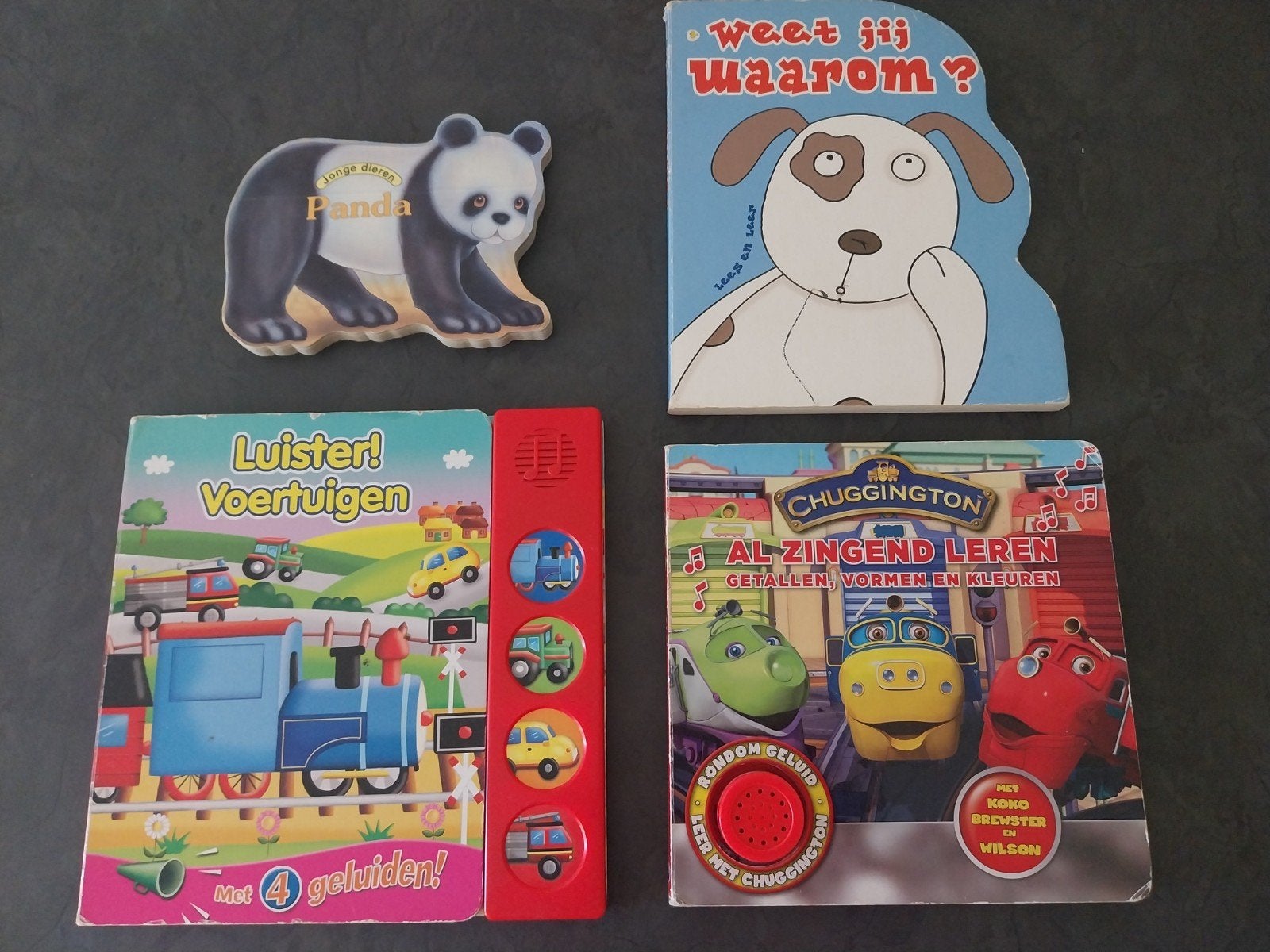 4 kinderboekjes, Ophalen