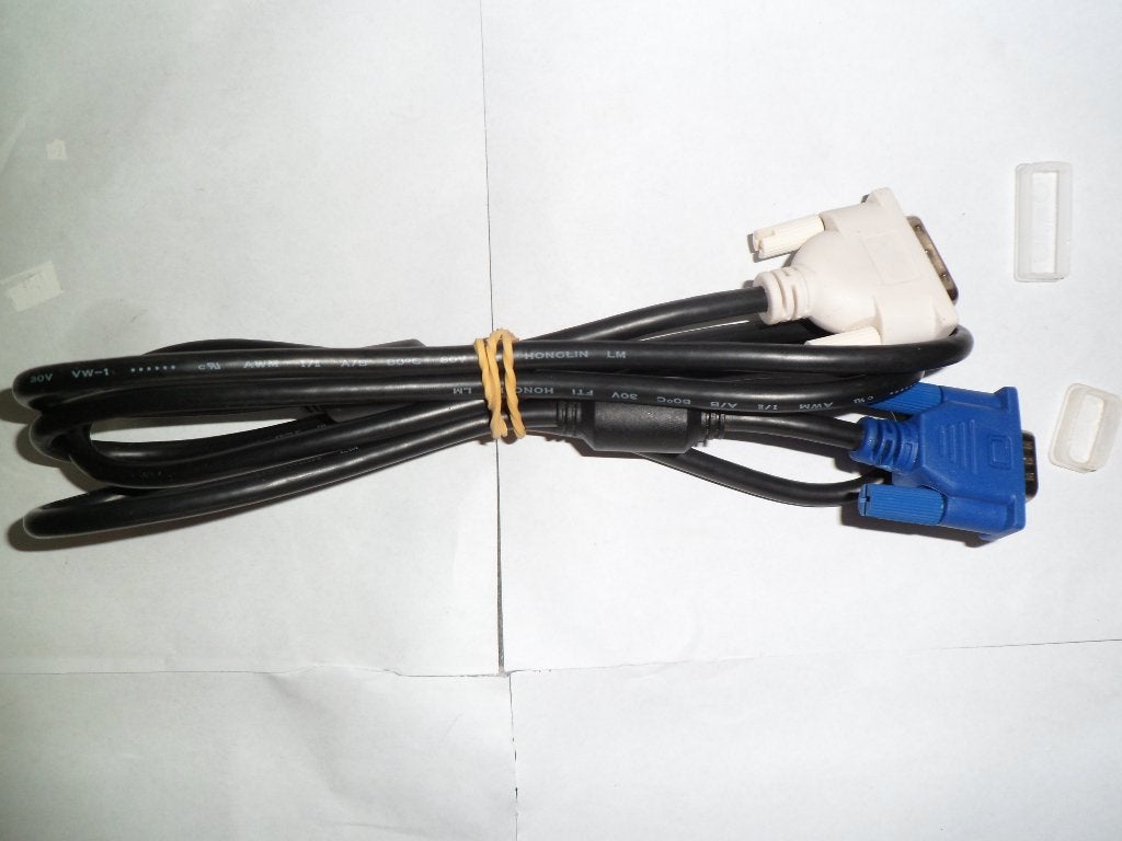 Câble DVI-A à liaison unique vers connexion VGA, l=1,8 mètre, Informatique & Logiciels, Pc & Câble réseau, Enlèvement ou Envoi
