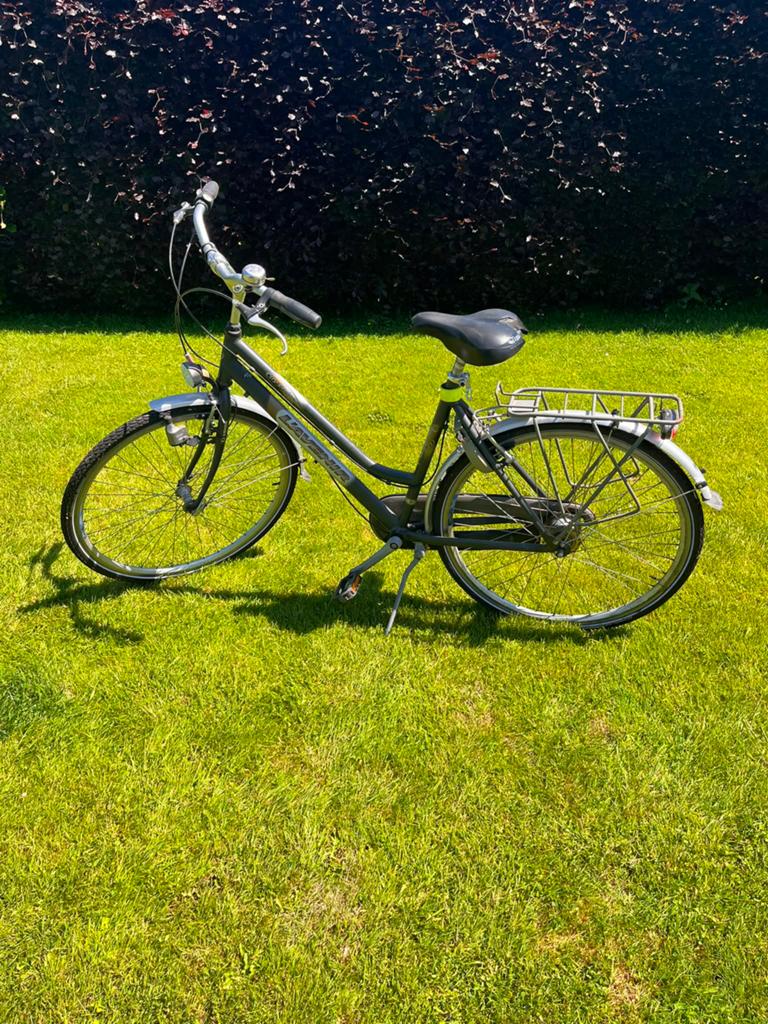 Dames fiets, Gebruikt, Velgrem, Versnellingen, 50 tot 53 cm
