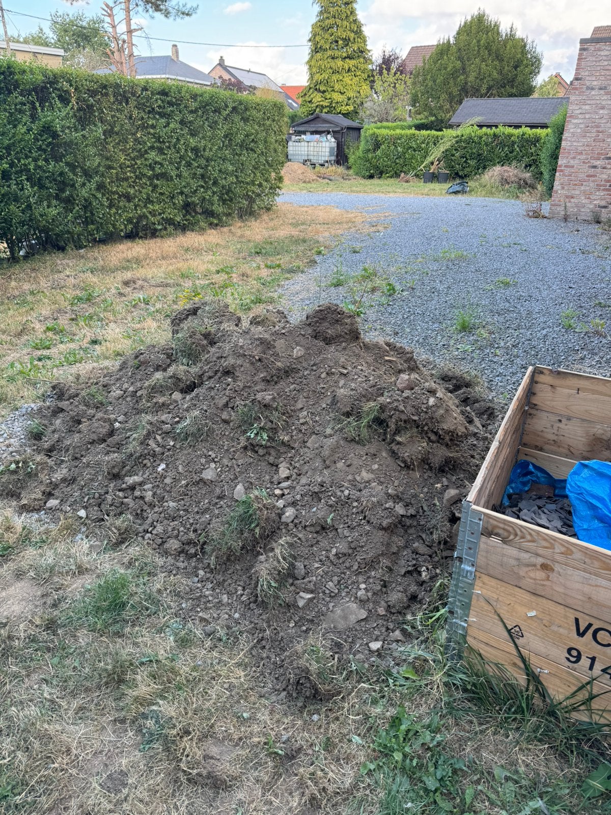 Terre remblais a donner gratuitement (accès pour remorque), Ophalen, Tuinaarde