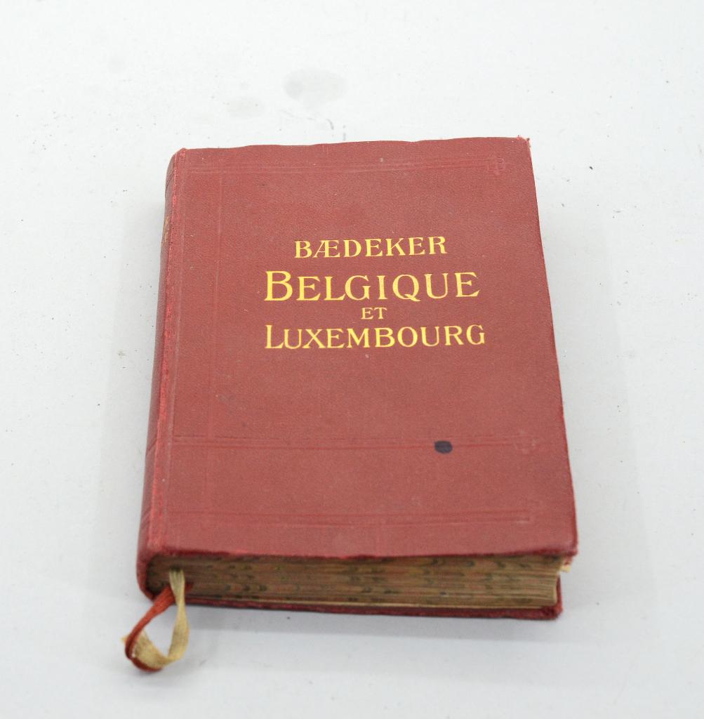 Guide de voyage Belgique/Luxembourg Baedeker. Français. 1928, Enlèvement ou Envoi, Karl Baedeker