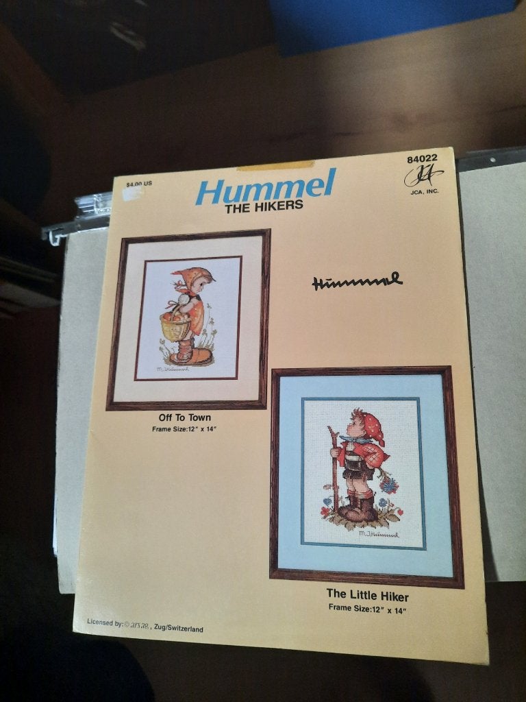 Carte Original « Hummel - The Hikers » 84022, Enlèvement ou Envoi, Utilisé, Broderies à la main, Patron