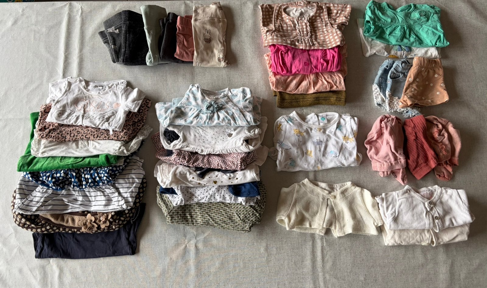Pakket meisjes kleren maat 62, Ophalen, Gebruikt, Meisje, Setje