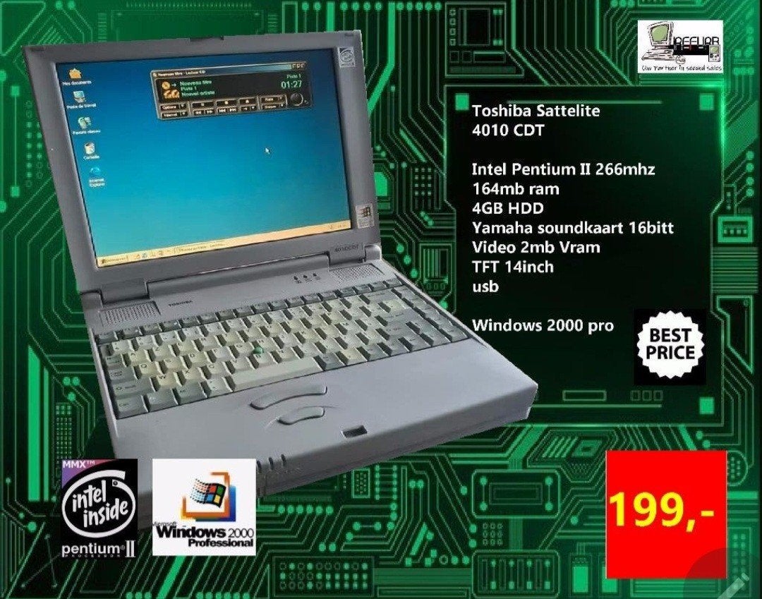 Toshiba sattelite 4010CDT MMX, Enlèvement
