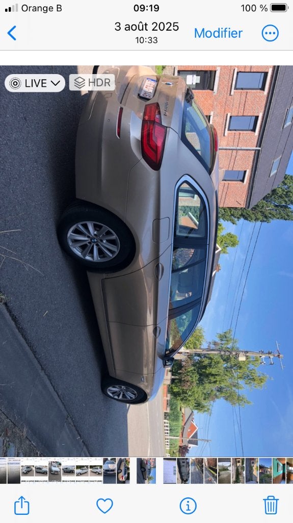 BMW break série 5, Auto's, Euro 5, Beige, Beige, Leder