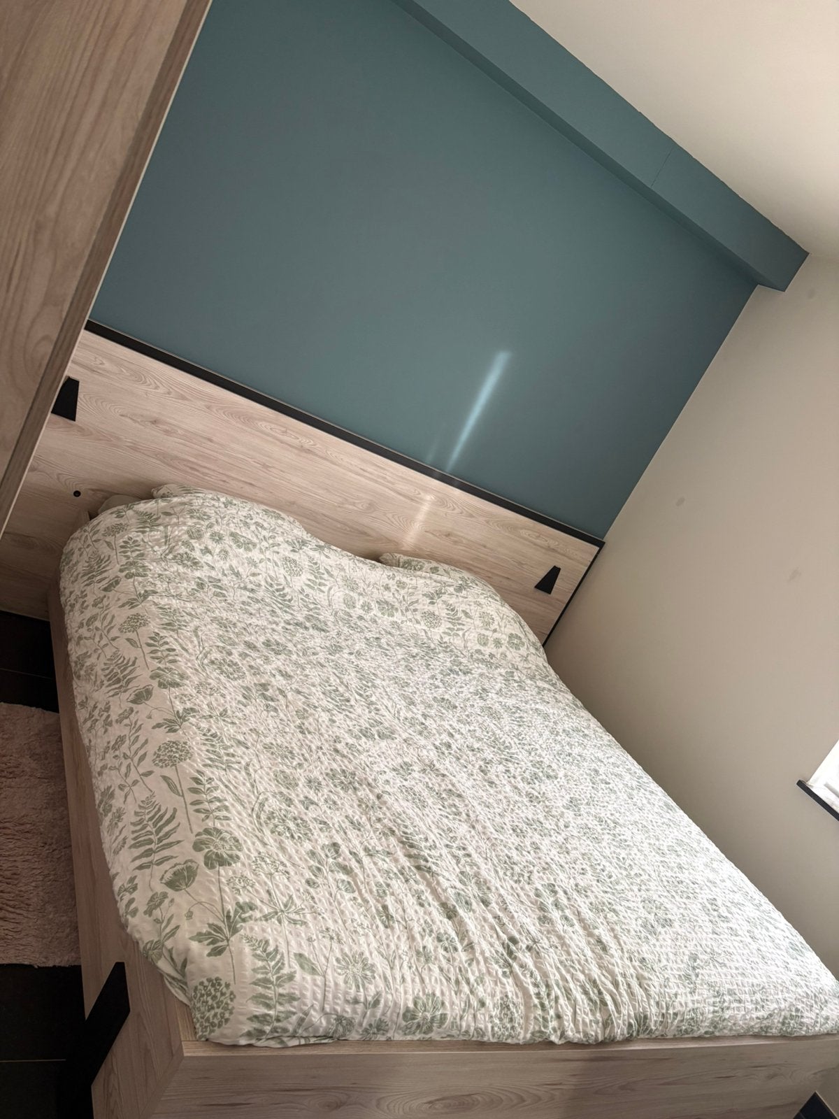 Slaapkamer: bed - kast - nachtkastjes, Huis en Inrichting, Ophalen, Zo goed als nieuw, Tweepersoons