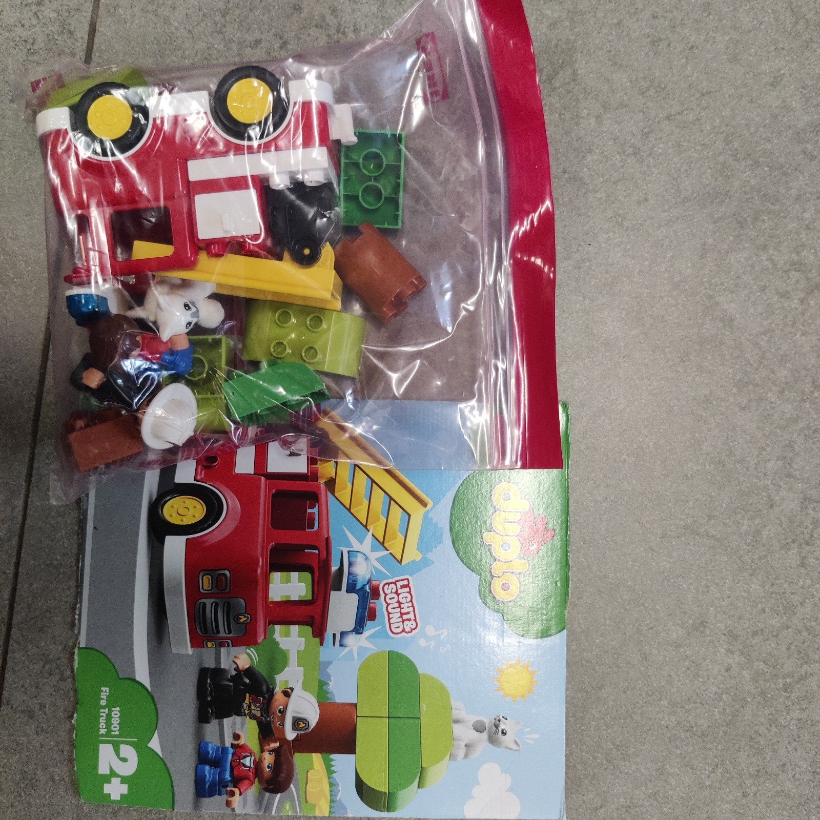 Duplo brandweerwagen, Enlèvement, Duplo