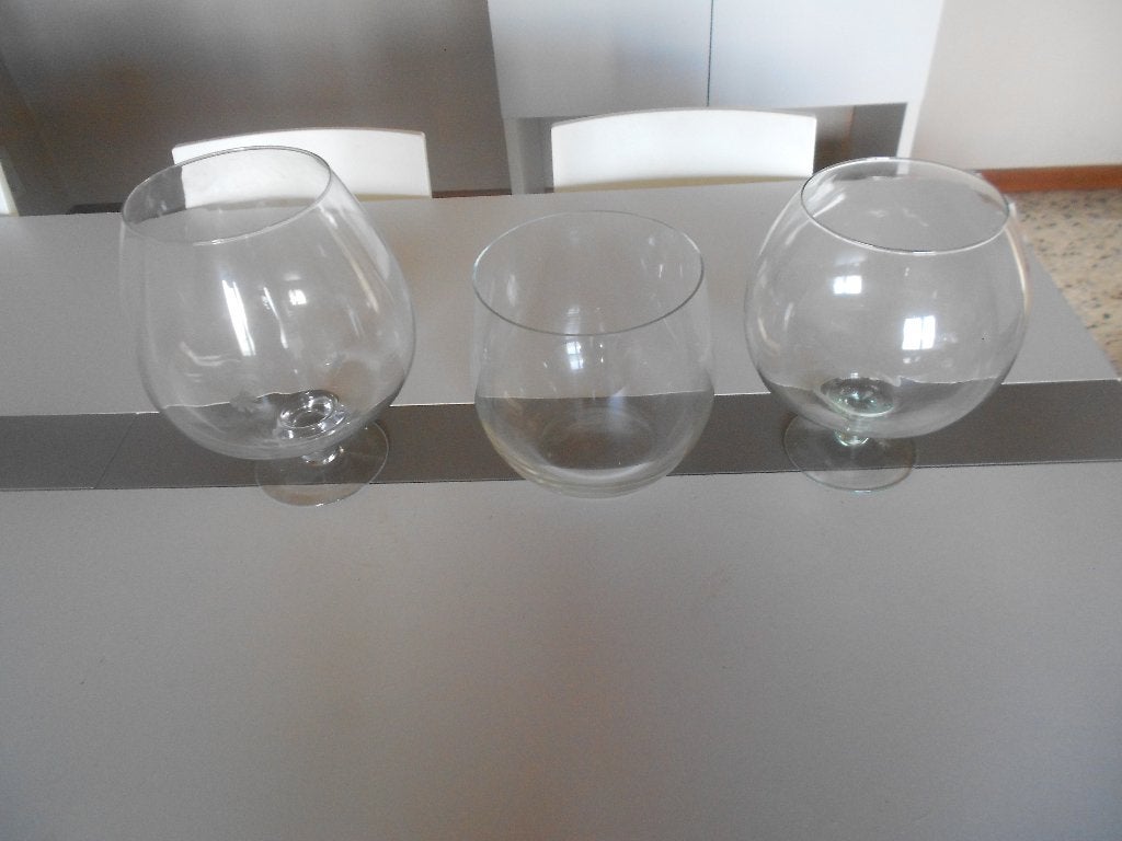 lot de 6 coupes en verre peu s'acheter la pièce, Ophalen