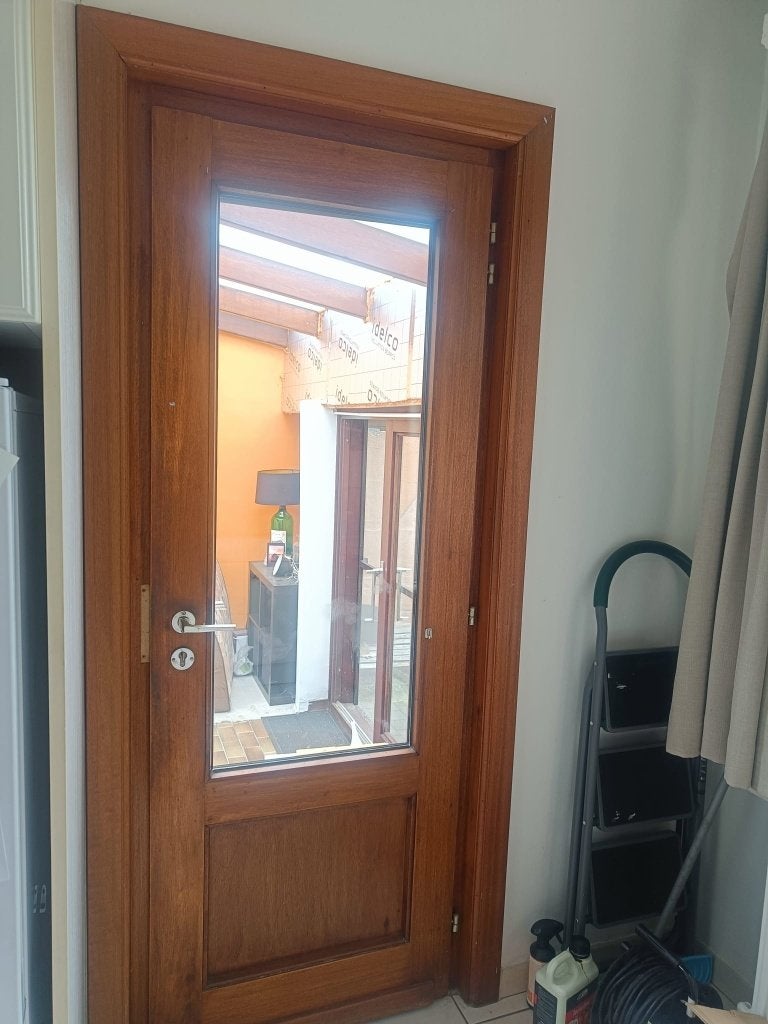 Prachtige houten ramen en deuren met dubbelglas, Bricolage & Construction, Vitres, Châssis & Fenêtres, Double vitrage, 160 cm ou plus