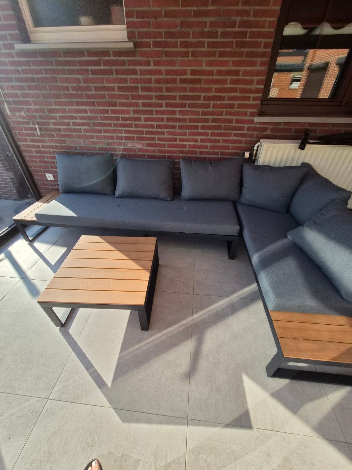 salon jardin ou véranda, Salons de jardin, Comme neuf, Enlèvement, Autres matériaux