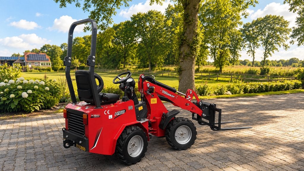 KINGWAY H160 Wiellader SHOVEL – NIEUW | Kubota motor, Ophalen of Verzenden, Wiellader of Shovel