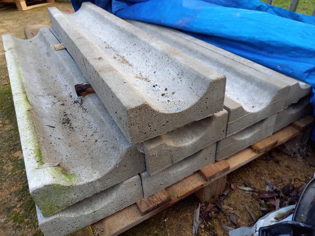 betonnen waterafvoer molgoten 100 x 20 x 8,5, Ophalen, Nieuw, Minder dan 25 cm, Border