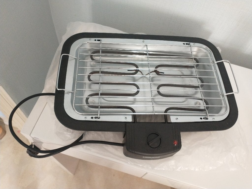 Elektrische Barbecue Lonestar, Tuin en Terras, Ophalen, Gebruikt
