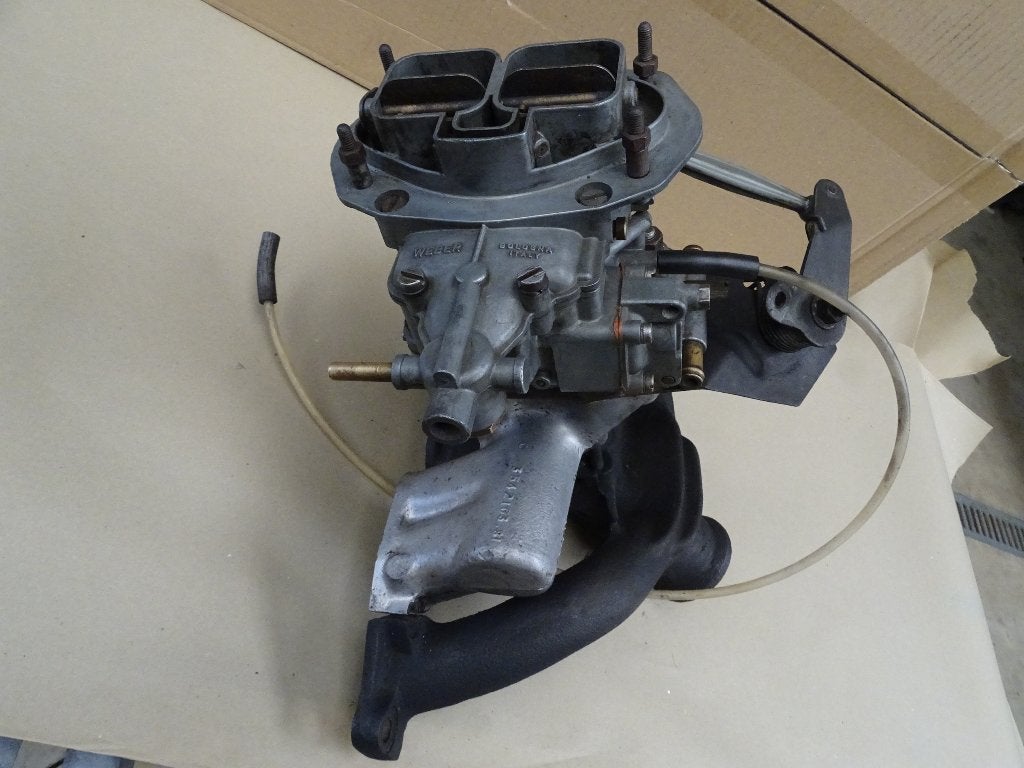 Oude Renault Weber carburateur met dubbele carrosserie, Ophalen of Verzenden, Gebruikt, Renault