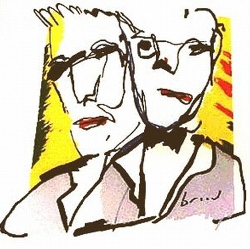 Herman Brood - "Herenleed", Signé, Envoi, Sérigraphie
