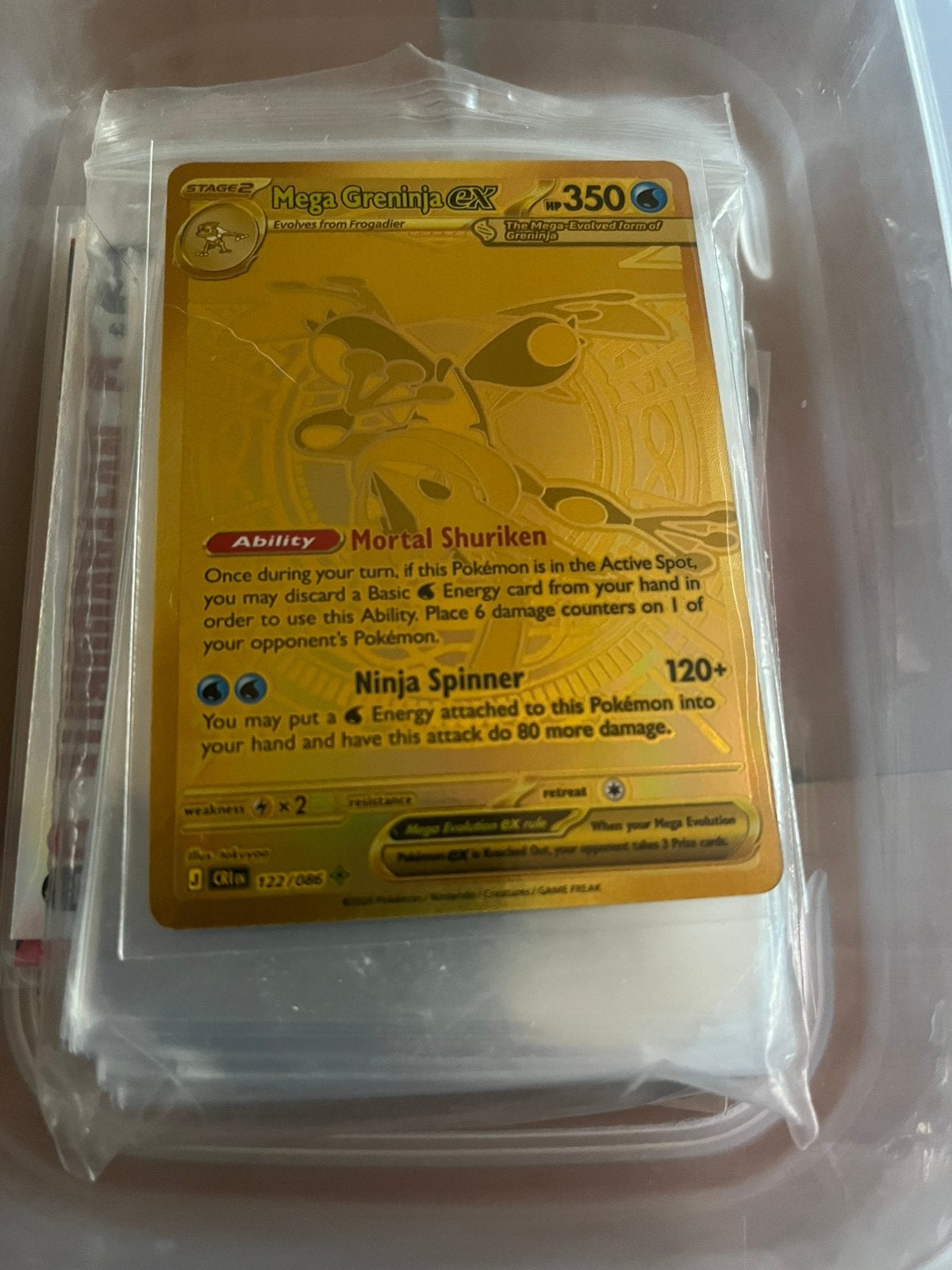 Mega Greninja EX (chaos rising), Ophalen, Nieuw, Losse kaart