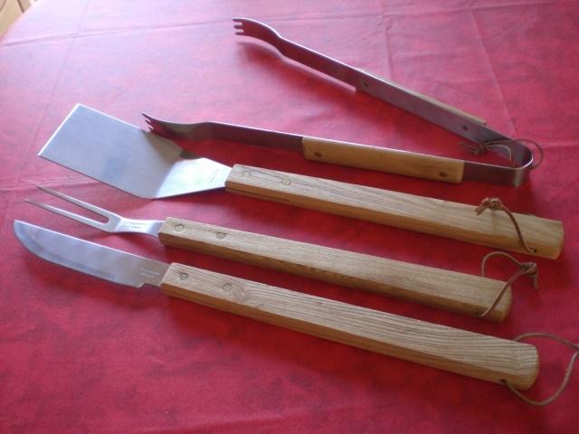 Grand Couverts pour Barbecue X 4 Pièces, Verzenden, Zo goed als nieuw, Hout