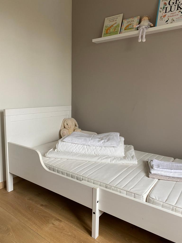 SUNDVIK IKEA - meegroeibed incl. toebehoren, Kinderen en Baby's, Gebruikt, 70 tot 85 cm, 180 cm of meer, Ophalen