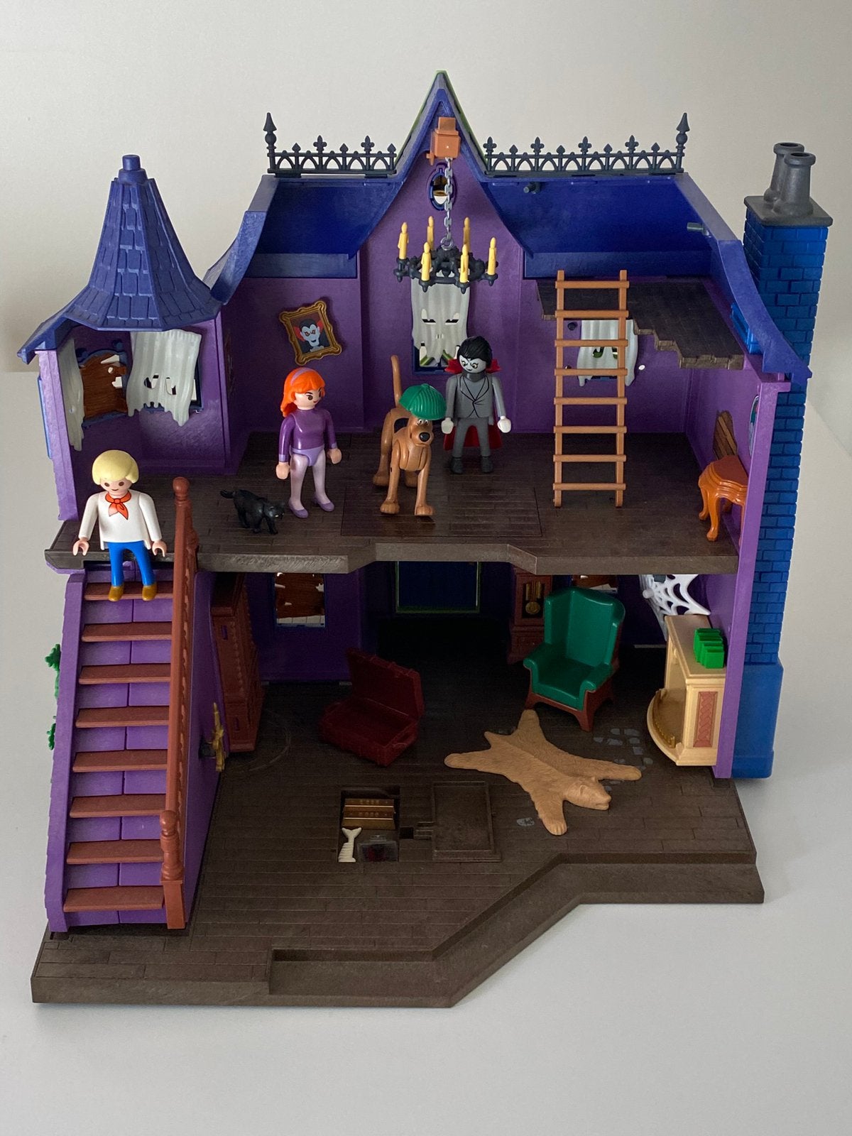 Playmobil Scooby-Doo! Avontuur in het Spookhuis (set 70361)., Enfants & Bébés, Jouets | Playmobil, Enlèvement ou Envoi, Comme neuf