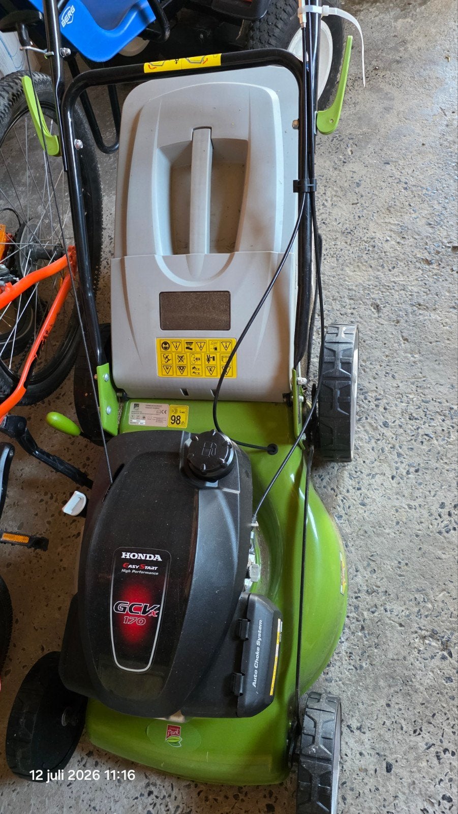 Honda benzine maaier, Tuin en Terras, Ophalen