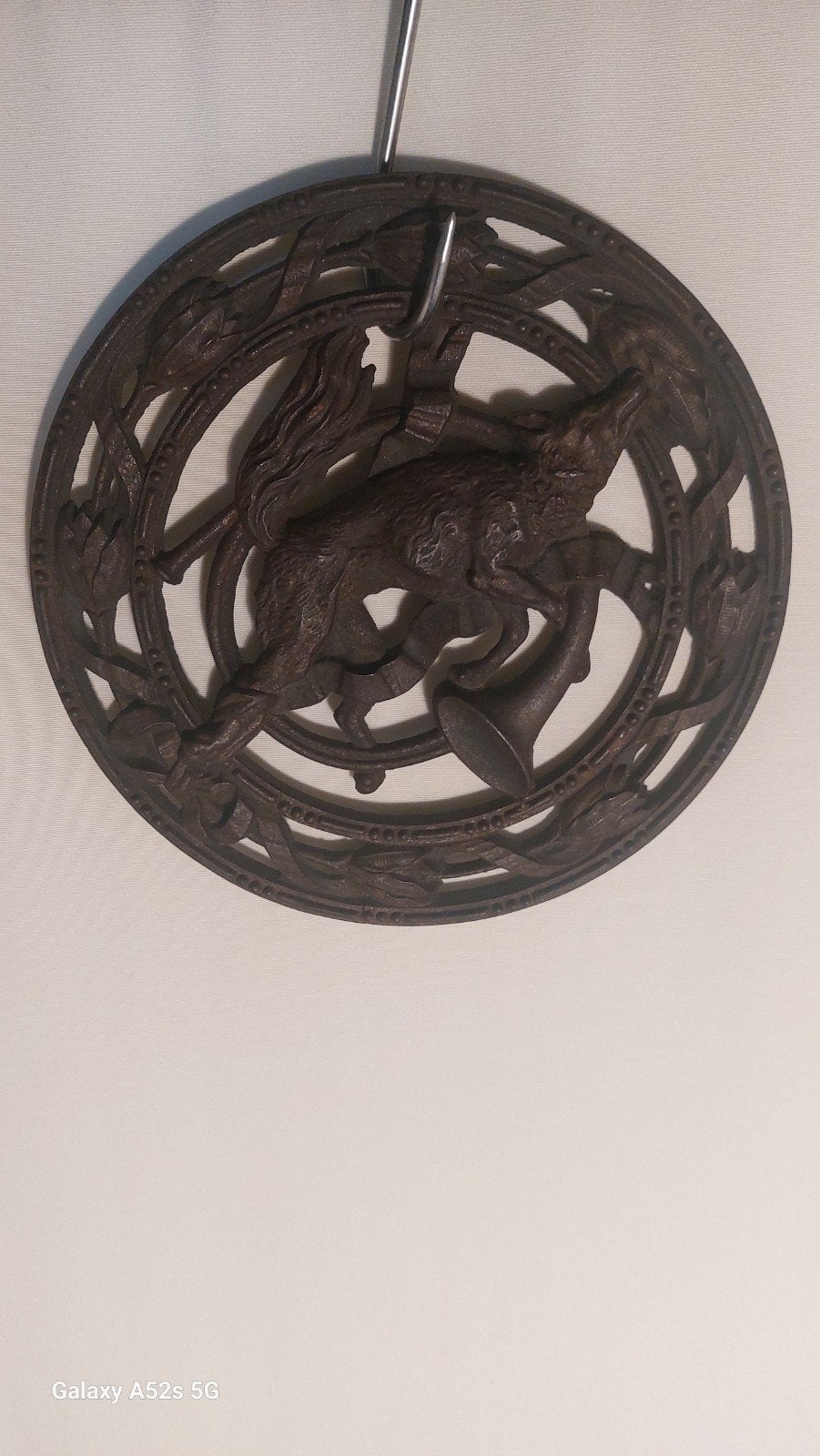 Relief de chasse en fonte (plaque murale), Enlèvement ou Envoi, Cuivre